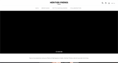 Desktop Screenshot of heritierfreres.com